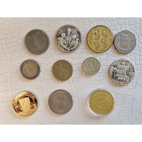 6 - An interesting collection of coins.