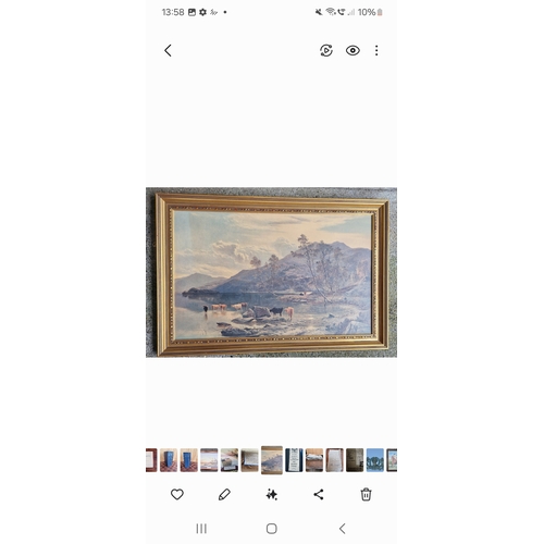 127 - Landscape of Loch Etive in the manner of artist Sydney Richard Percy.