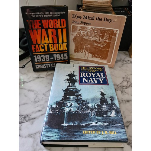 208 - Books  -  Royal Navy WWII interest.