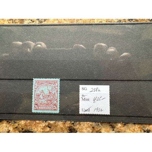 61 - Barbados 1932 2/6d, m/m. (SG 238a). Cat £35