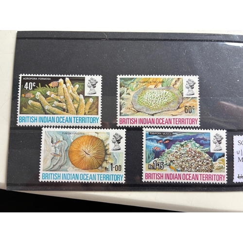 78 - British Indian Ocean Territory 1972 Coral set (4), u/m. (SG 41/4). Cat £16)