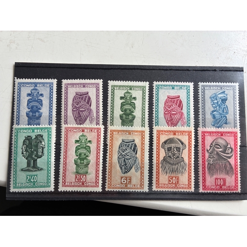 67 - Belgian Congo 1947 15c blue to top two values (10), m/m. (SG 274/91). Cat £37