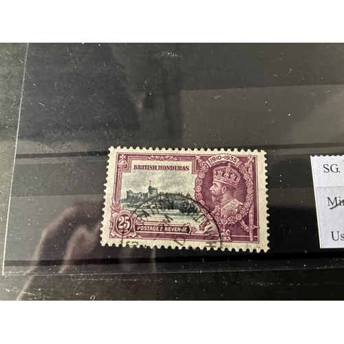 76 - British Honduras 1935 Silver Jubilee 25c, vfu. (SG 146). Cat £19