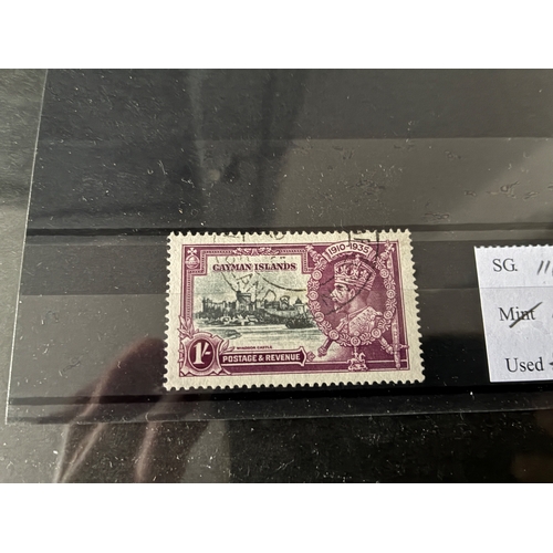 98 - Cayman Islands 1935 Silver Jubilee 1/-, vfu. (SG 111). Cat £12