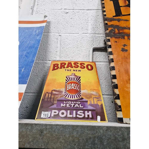 Brasso tin sign 41cm x 30cm