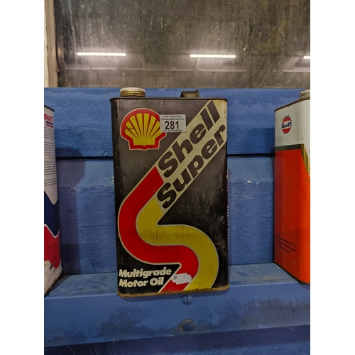 Shell 1 gallon can