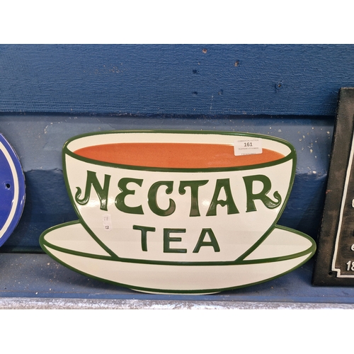 Nectar tea enamel sign 40cm- 24cm