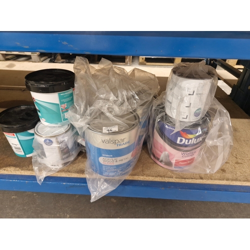 selection of asst; paints