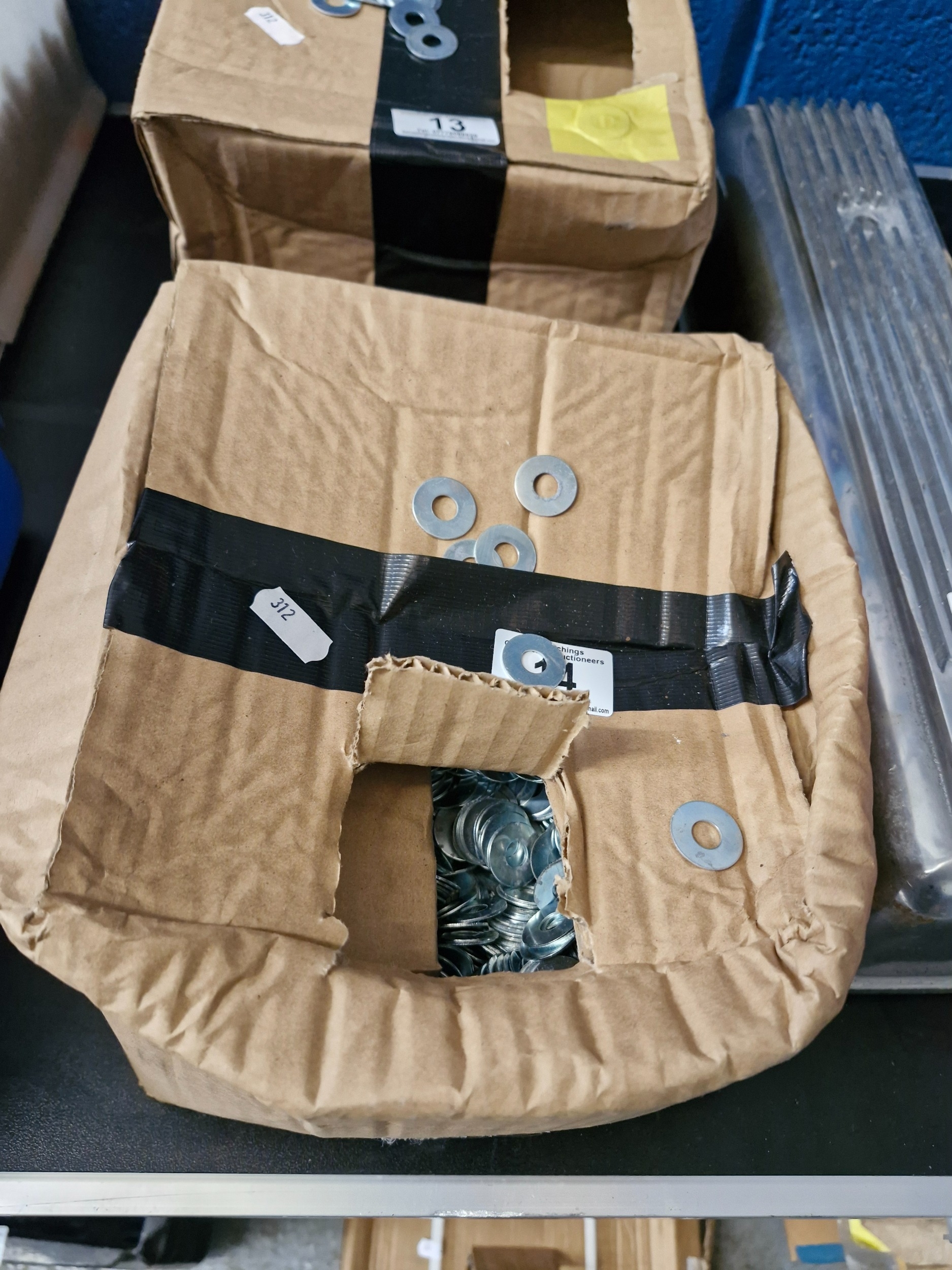 Box of washers