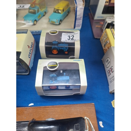 32 - 2 x Boxed tractors
