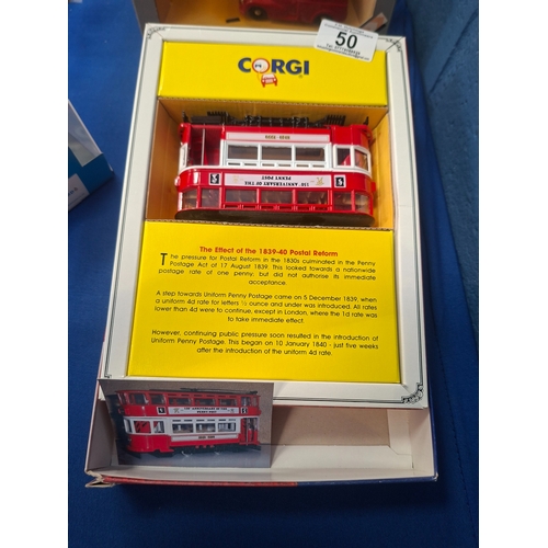 50 - Boxed corgi tram