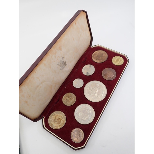 1 - A set of English coins 2nd June 1953 in box