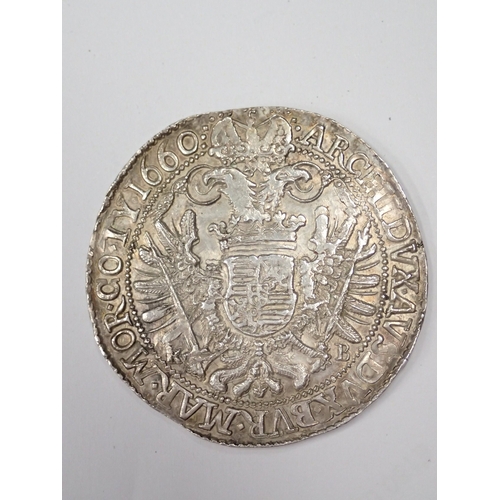 26 - A coin from Hungary dated 1660 (A Taler of the Holy Roman Empire struck for Hungary. Kremnitz. Early... 