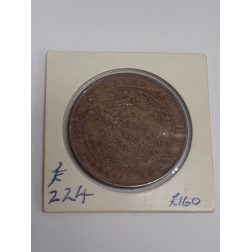 57 - An 1802 Rare Tullamore thirteen pence token, Charleville Estate