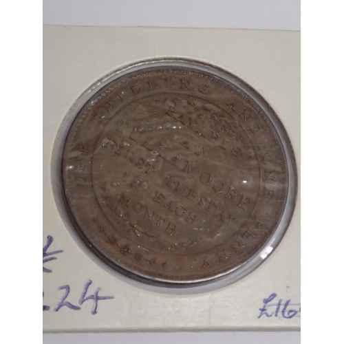 57 - An 1802 Rare Tullamore thirteen pence token, Charleville Estate