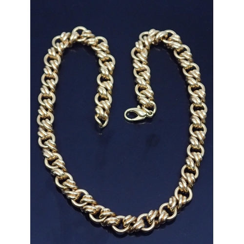 110 - An 18ct gold heavy neck chain approx. 59 grams by Tiffany & Co, length 16.5 inches