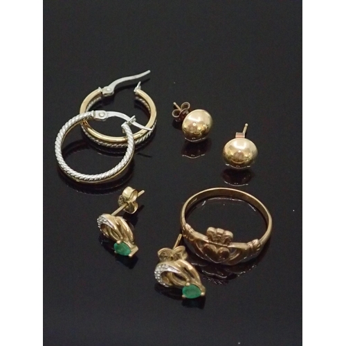 145 - A collection of jewellery approx. 5.3 grams