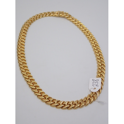 238 - An 18ct gold necklet approx. 54 grams