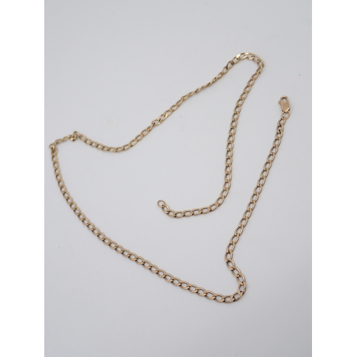 88 - A gold neckchain approx. 12.9 grams