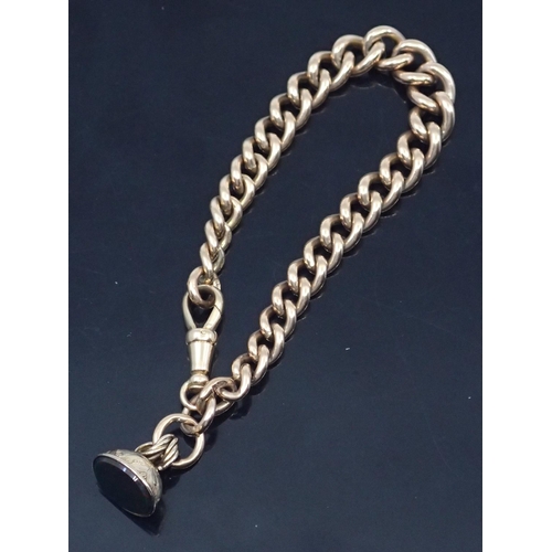 92 - A 9ct gold bracelet approx. 28.3 grams