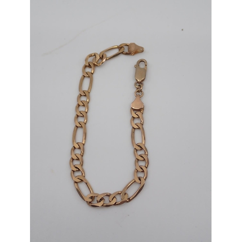 113 - A 9ct gold bracelet approx. 9.4 grams