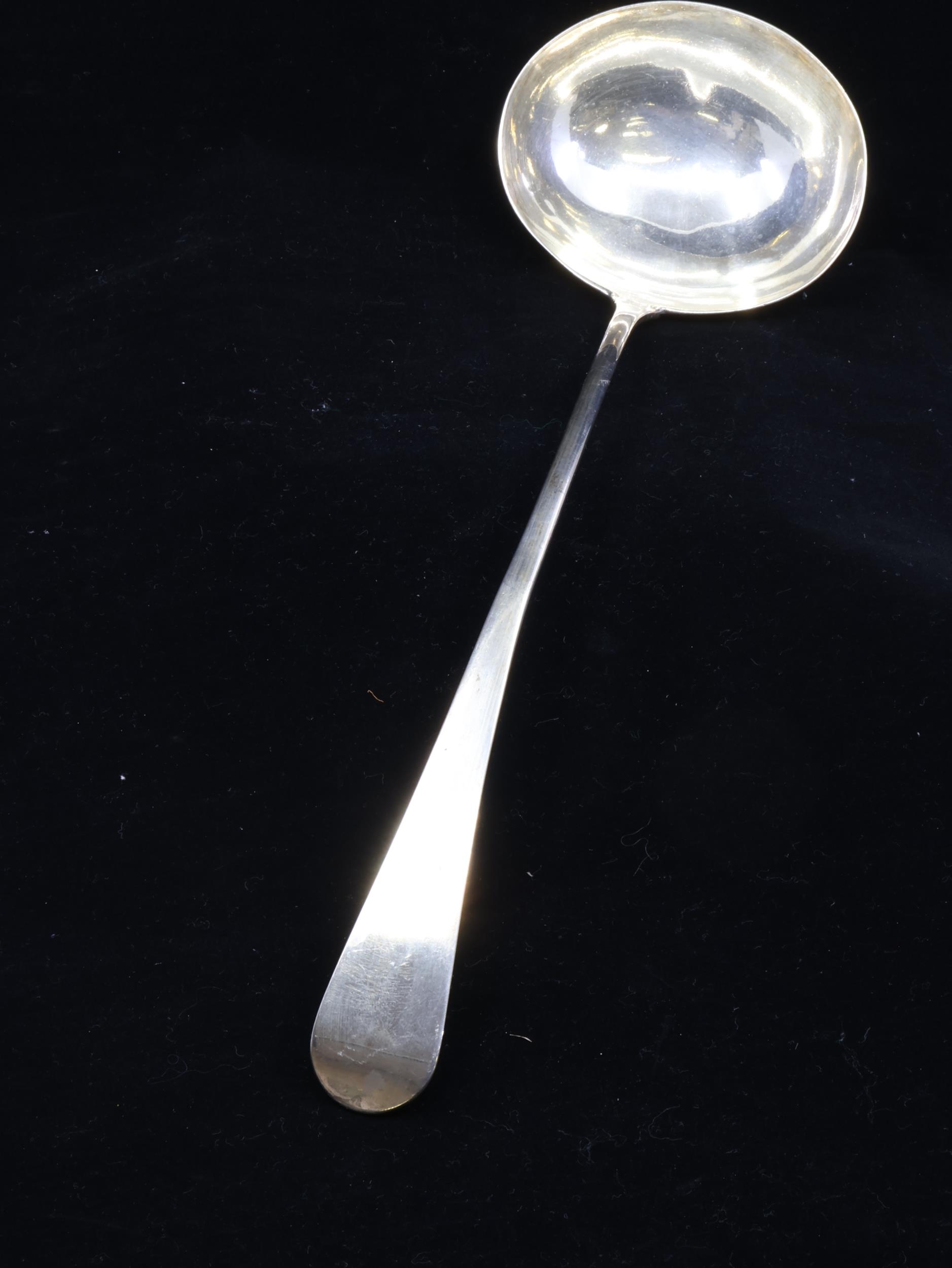 An English silver soup ladle by William Eley I & William Fearn London ...