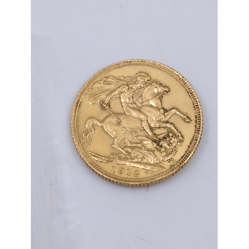 481 - A gold sovereign dated 1912