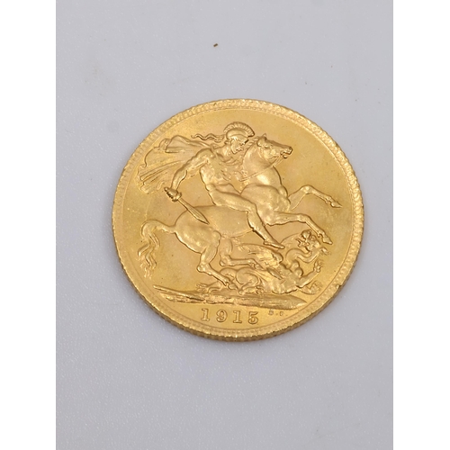 485 - A gold sovereign dated 1915