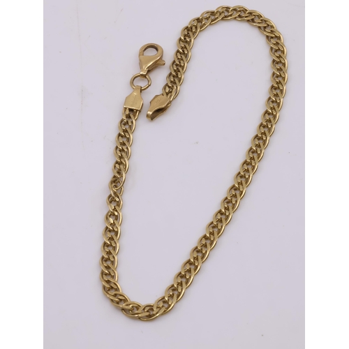 78 - An 18ct gold bracelet approx. 4.9 grams