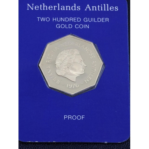 398 - A 200 Guilder Gold Coin