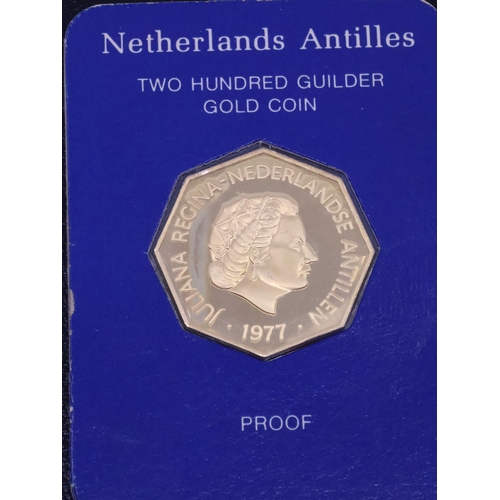 399 - A 200 Guilder Gold Coin