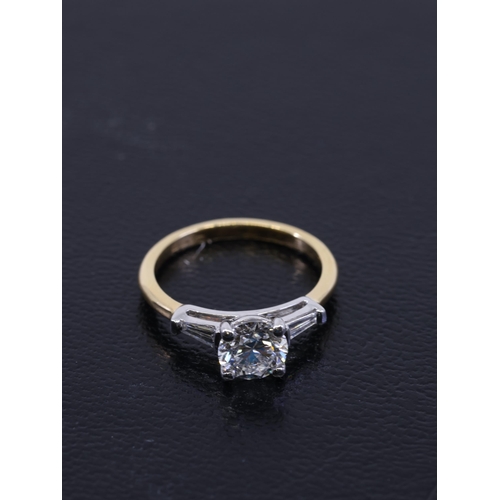 149 - A Lab grown diamond solitaire ring with an IGI certificate which states it is 1ct E colour and VS2 c... 