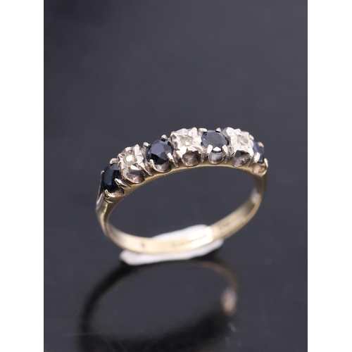 173 - A 9ct gold dress ring approx. 2.1 grams finger size P