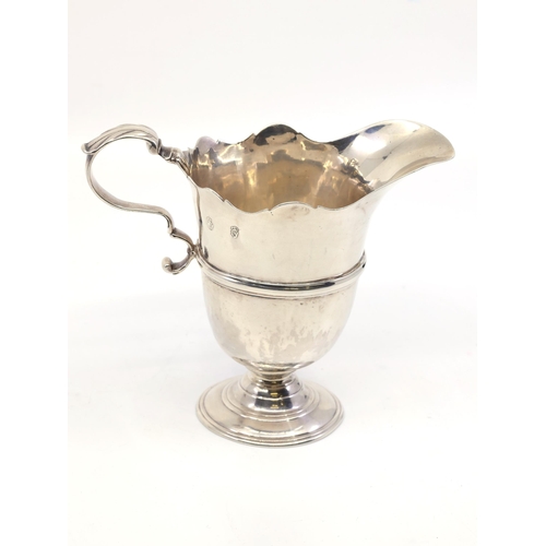 381 - A George II early Irish silver cream Jug circa 1740-45 approx. 149 grams