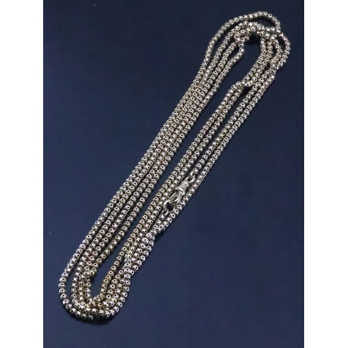 113 - A 9ct gold muffchain approx. 32grams length approx. 62 inches long