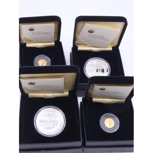 171 - Two gold â¬20 & Silver â¬10 coins in boxes Beckett