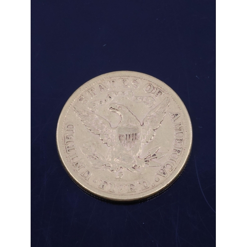 184 - A gold Five Dollar coin