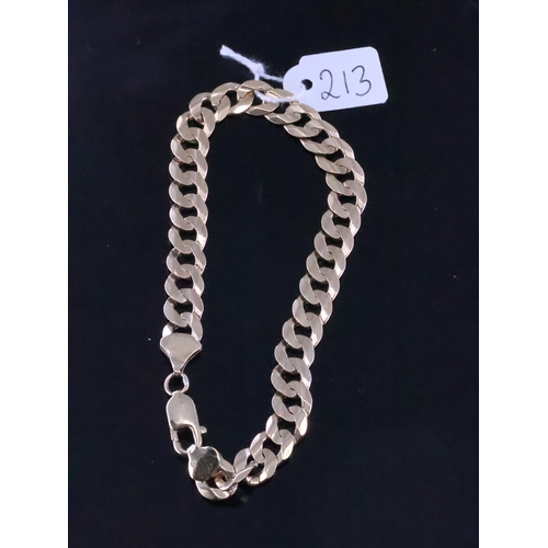 213 - A gold bracelet approx. 19.6 grams