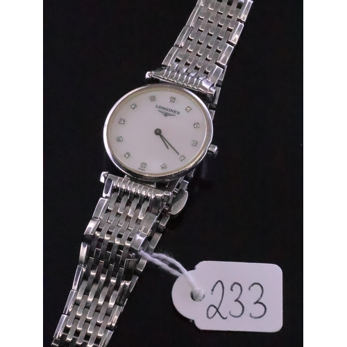 233 - A ladies longines watch