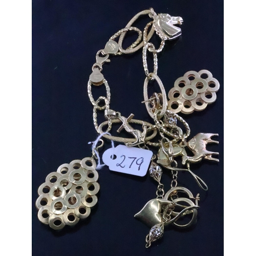 279 - A lot of 18ct gold jewellery , total weight approx. 35.2 grams