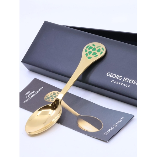 274 - A Georg Jensen 2009 Juleske Christmas Spoon in box