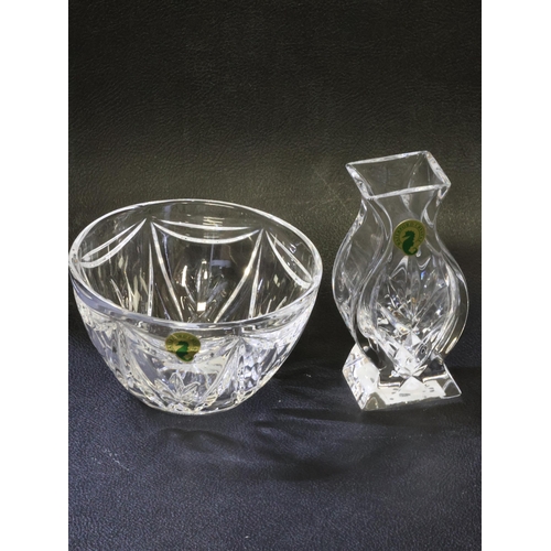 331 - A Waterford Crystal small vase and small bowl