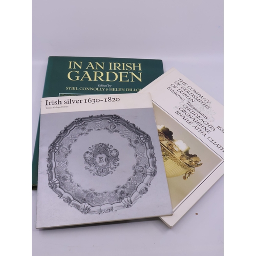 332 - Three books :In an Irish garden: edited by Sybil Connolly & Helen Dillon, 1986The Company of Goldsm... 