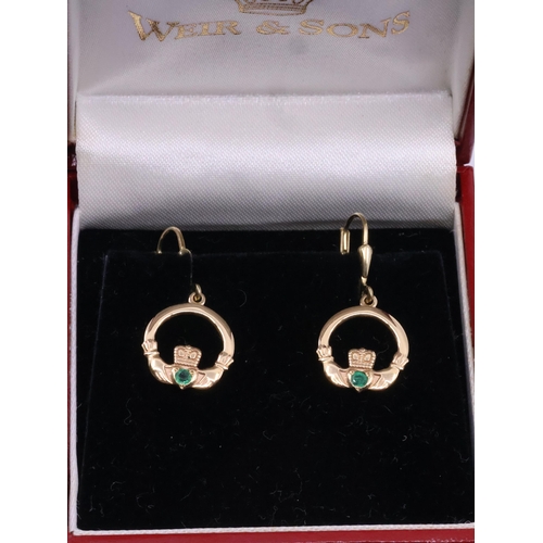 58 - A pair of 10kt gold earrings approx. 2.1 grams