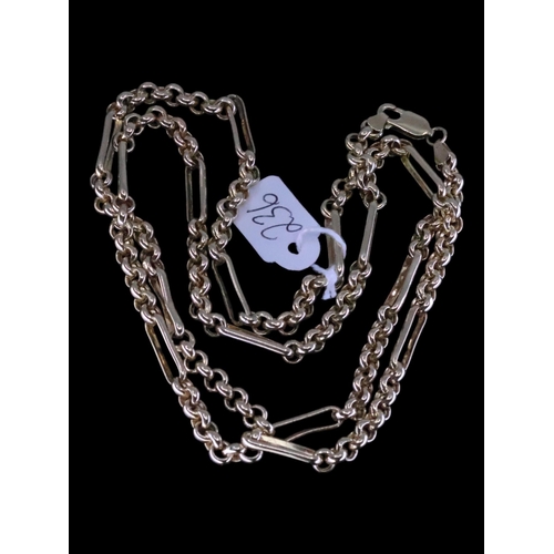 236 - A gold necklet approx. 20.9 grams length 24 inches