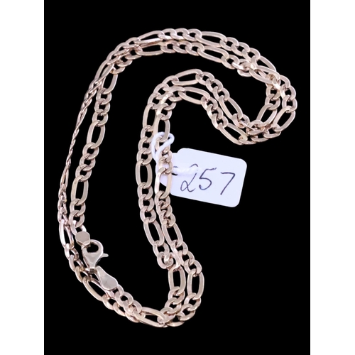 257 - A gold chain approx. 13.5 grams 22 inches