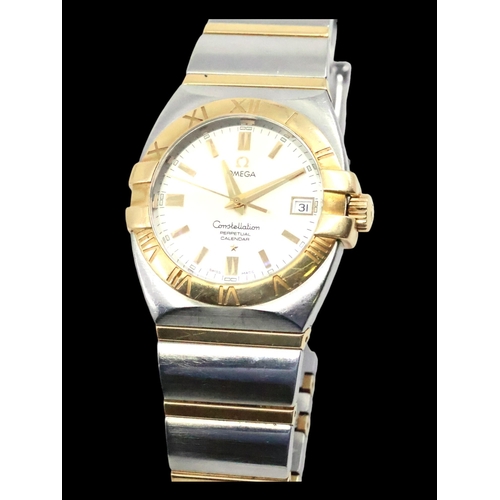 268 - A gents Omega Constellation Double Eagle wrist watch