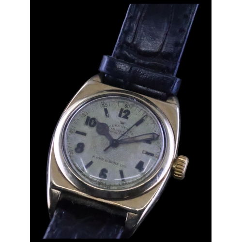 245 - Rolex Brevet Oyster wrist watch on a leather strap. Calibre 3116