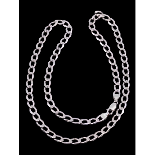 148 - 9ct gold curb necklet length approx. 24 inches and approx. 23.5 grams