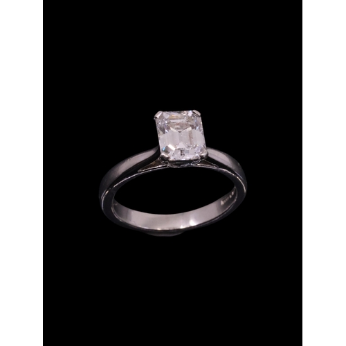 19 - A Boodles diamond solitaire ring set in platinum estimated weight of diamond 1ct finger size G